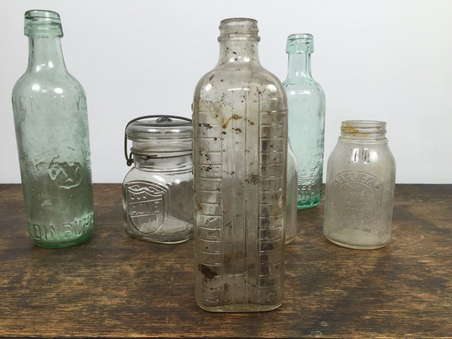 Collectible Clear Glass Advertising Bottles [Photo 9]