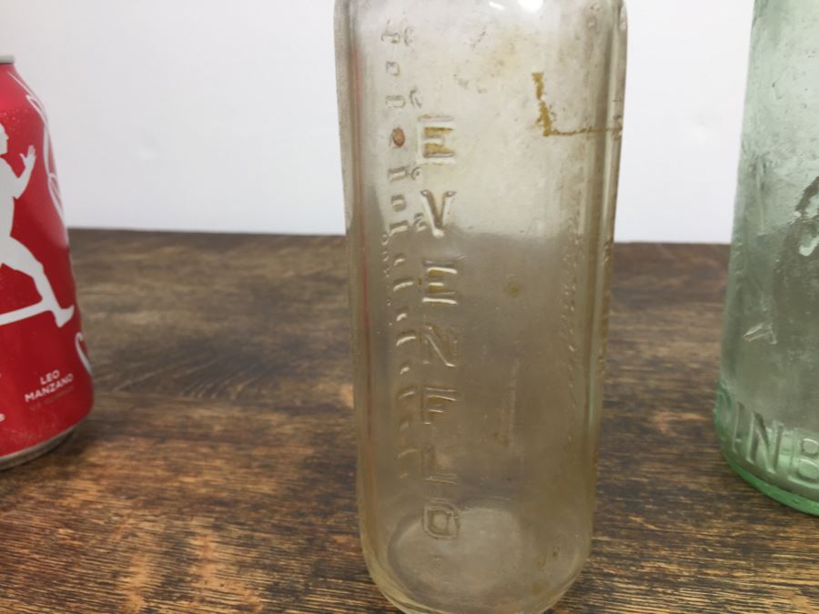 Collectible Clear Glass Advertising Bottles [Photo 26]