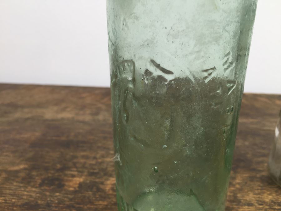 Collectible Clear Glass Advertising Bottles [Photo 24]