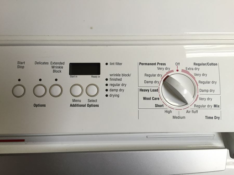Bosch Gas Dryer Nexxt Premium Model WTMC6500UC/01