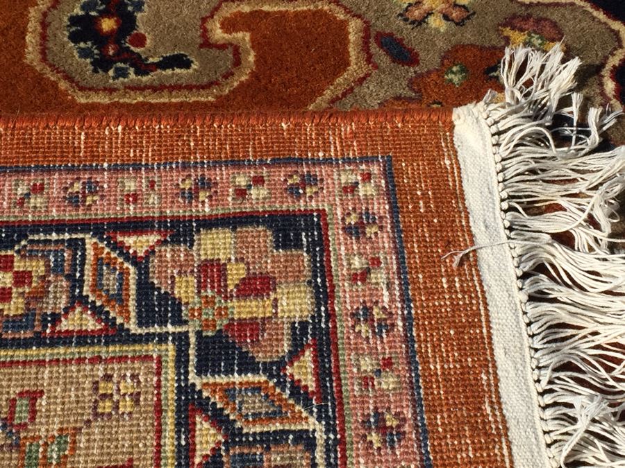 Stunning Large 12 x 9 Wood Hand Woven Rug By Pande Cameron Of New York Rusty Beige Made In India [Photo 16]