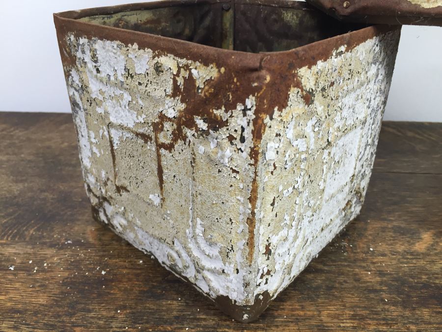 (3) Shabby Chic Rustic Metal And Wood Decorative Boxes [Photo 2]