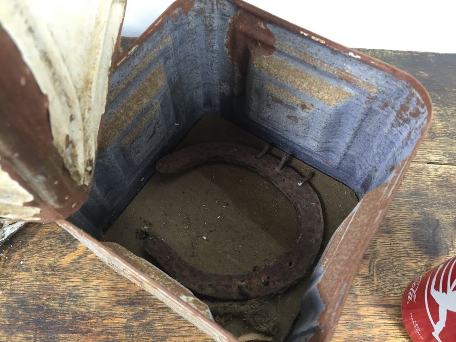 (3) Shabby Chic Rustic Metal And Wood Decorative Boxes [Photo 5]