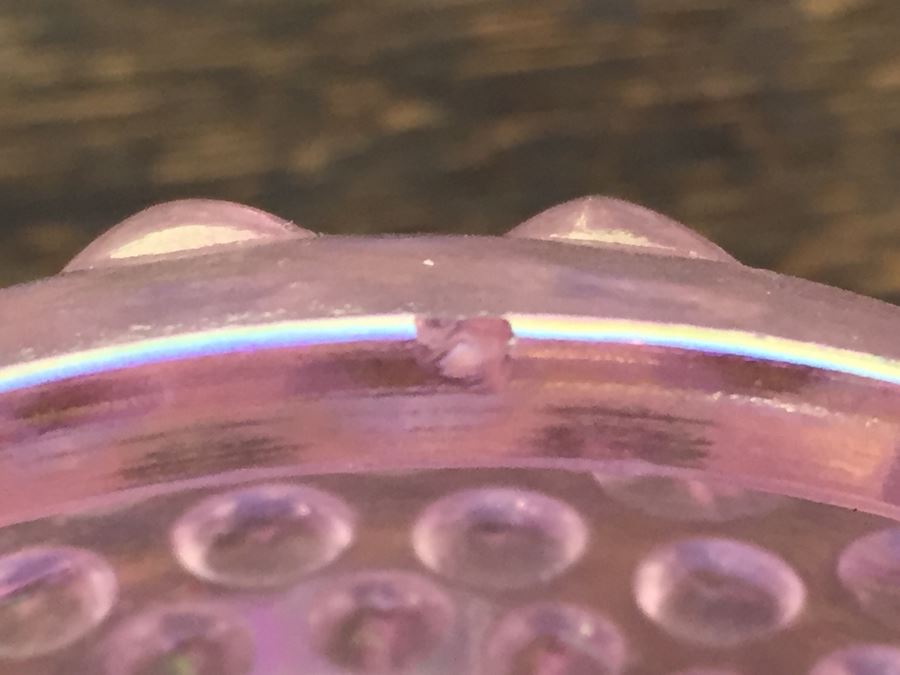 Fenton Pink Opalescent Hobnail Glass Candy Jar With Lid [Photo 10]