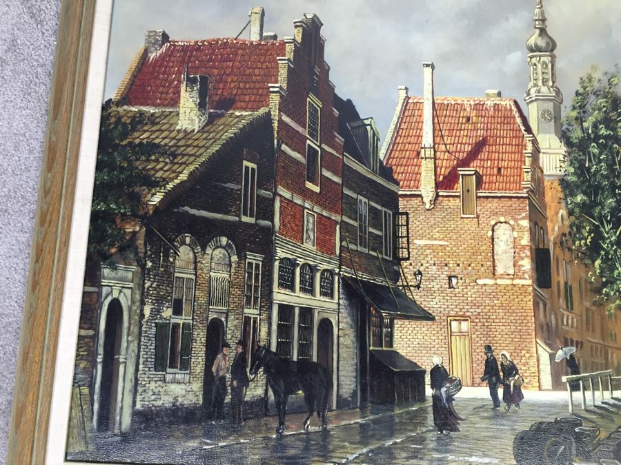 Original Oil Painting Signed Lower Right Steenhouwer Sr. European ...