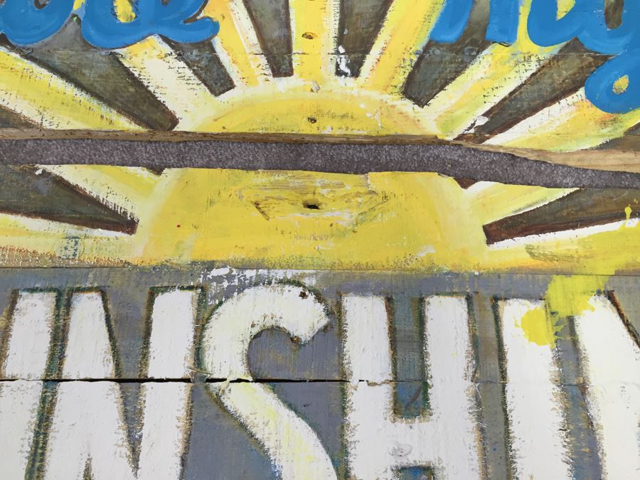 Hand Painted Wooden Sign 'You Are My Sunshine' In 2 Pieces [Photo 2]