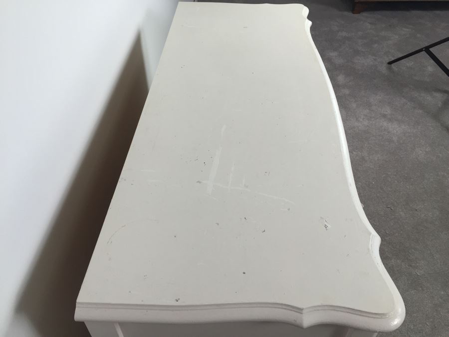 White Shabby Chic 6-Drawer Chest Of Drawers Dresser [Photo 6]