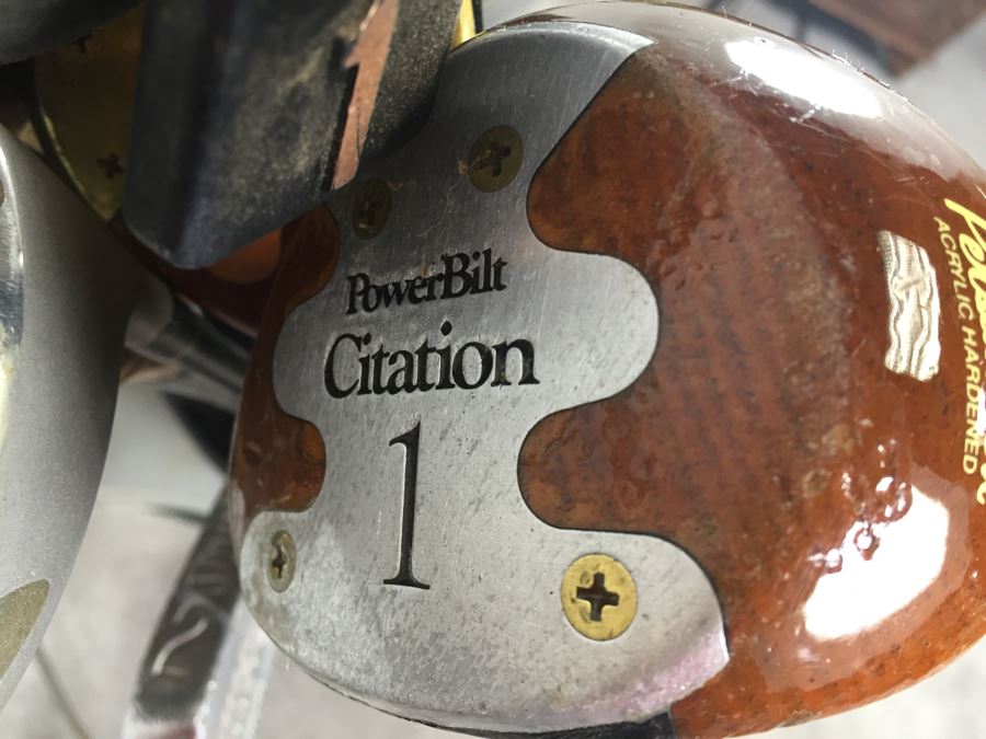 Golf Club Lot With Golf Bag And Caddy [Photo 8]