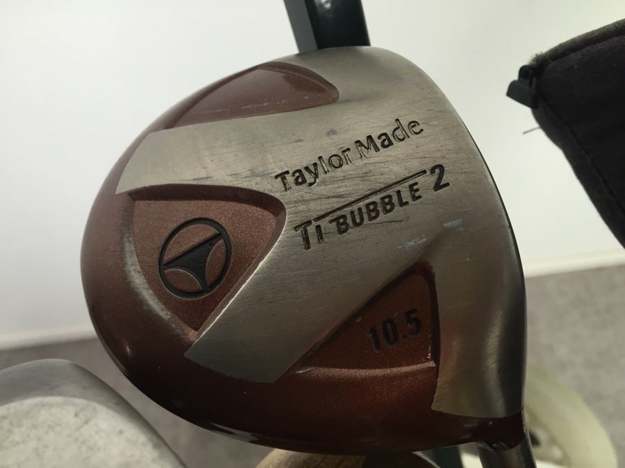 Golf Club Lot With Golf Bag And Caddy [Photo 11]