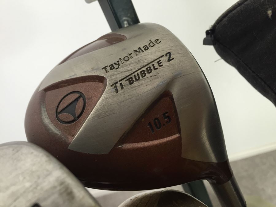 Golf Club Lot With Golf Bag And Caddy [Photo 12]