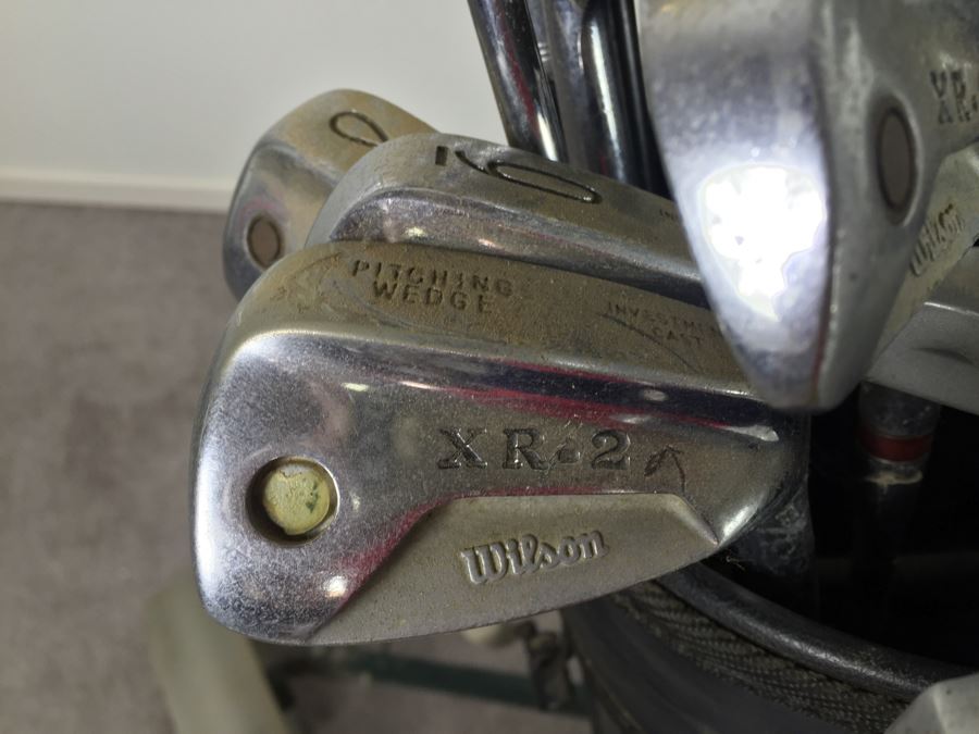 Golf Club Lot With Golf Bag And Caddy [Photo 6]