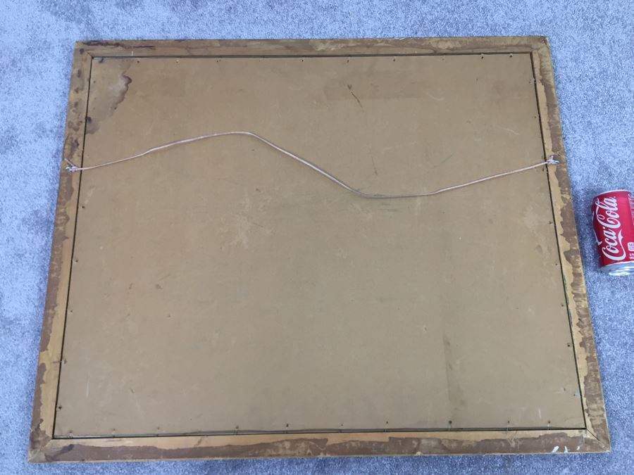 'The Brass Vase' Peonies Print By Elmer W. Greene In Vintage Frame [Photo 7]