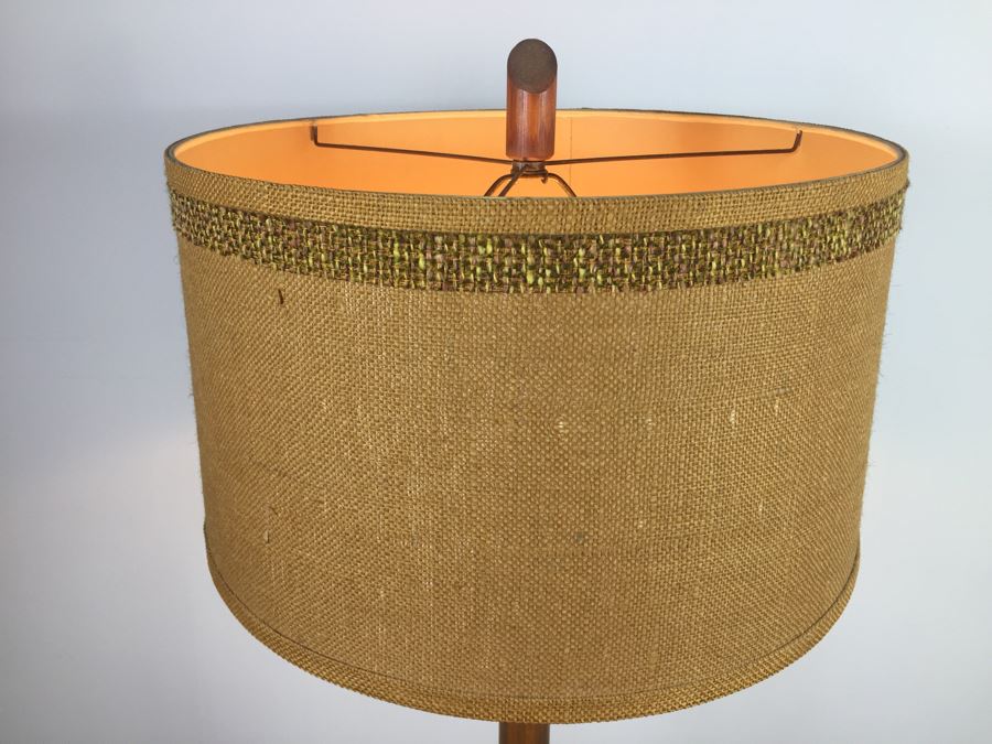 Vintage Bamboo Table Floor Lamp [Photo 3]