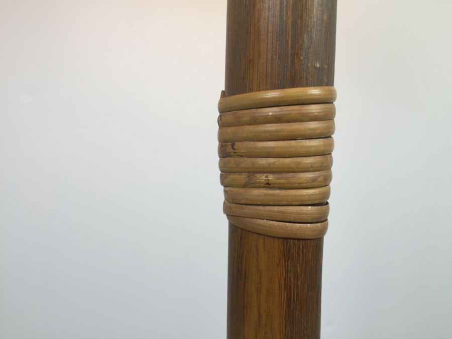 Vintage Bamboo Table Floor Lamp [Photo 5]