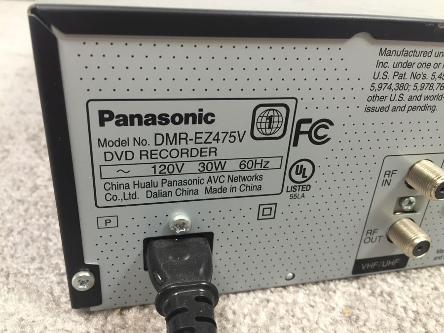 Panasonic DVD Recorder Model No. DMR-EZ475V [Photo 7]