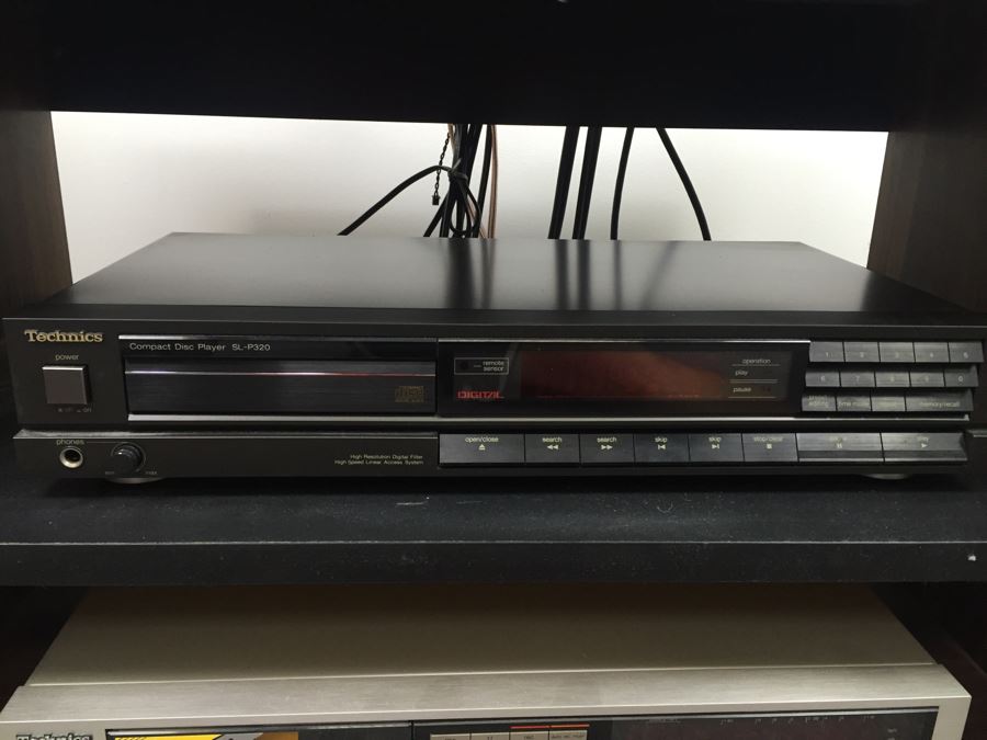 Technics Stereo Receiver SA-930 With Technics CD Player SL-P320 And Technics Cassette Deck RS-B49R With Pioneer Cabinet, Remotes And Manuals [Photo 8]