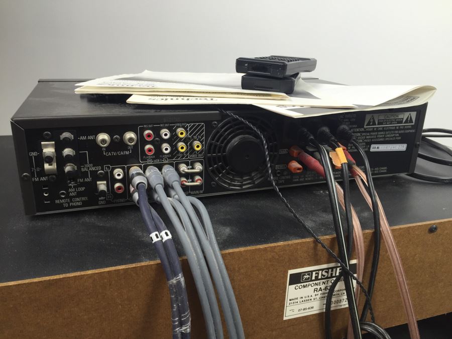 Technics Stereo Receiver SA-930 With Technics CD Player SL-P320 And Technics Cassette Deck RS-B49R With Pioneer Cabinet, Remotes And Manuals [Photo 17]