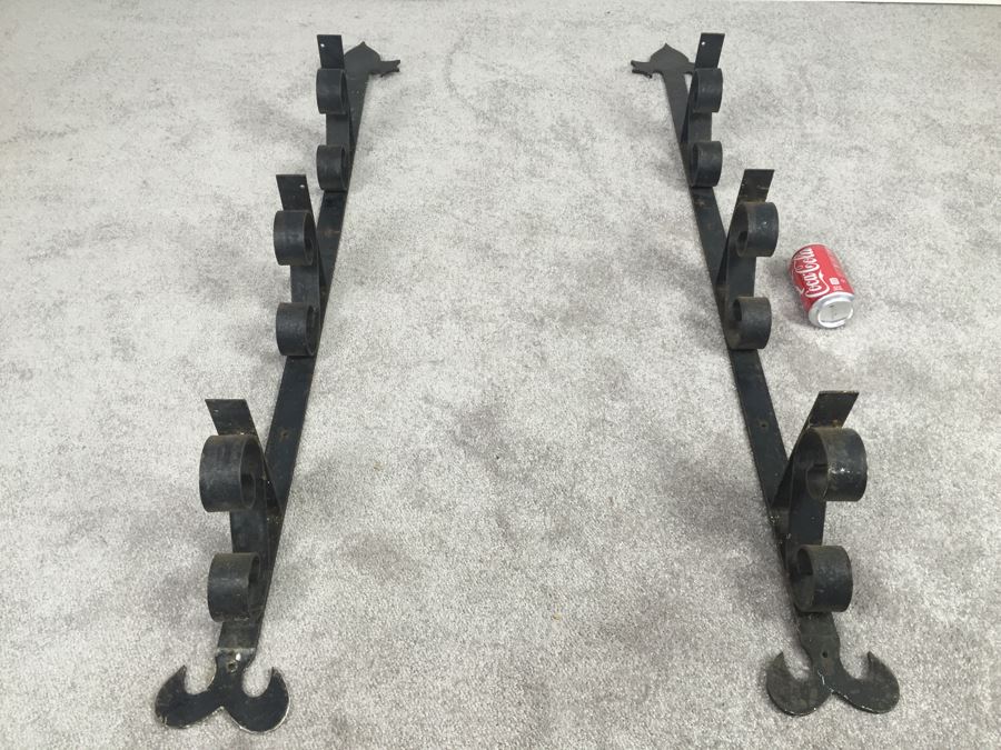 Metal Wall Mounts For Shelving (Without Shelves) [Photo 7]