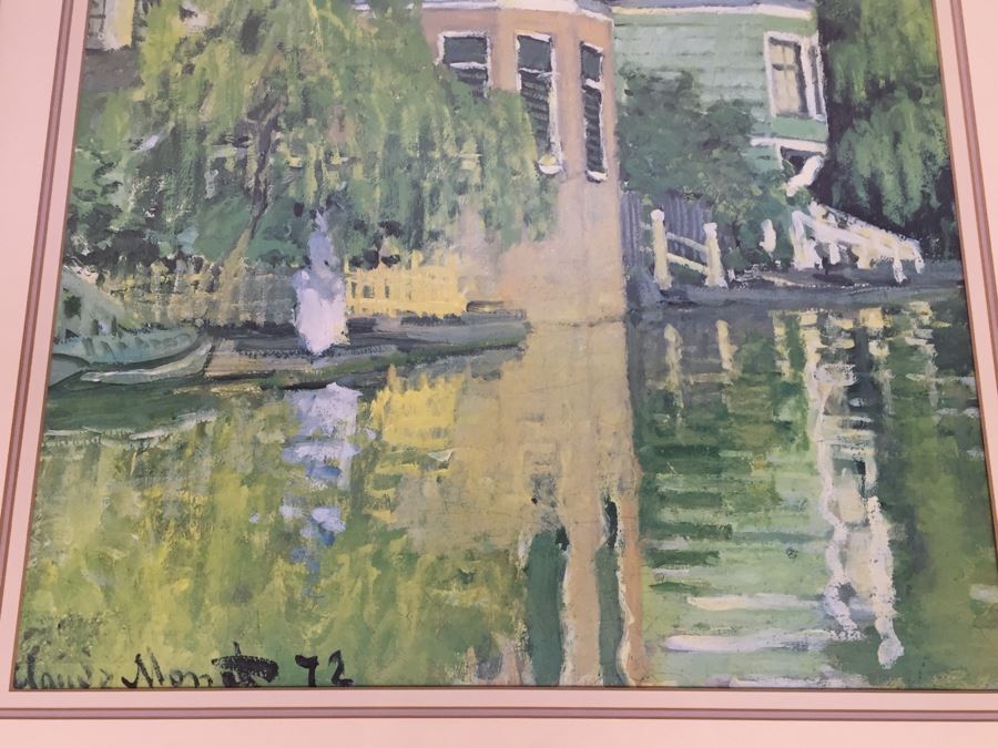 Pair Of Claude Monet French Impressionist Framed Prints [Photo 8]