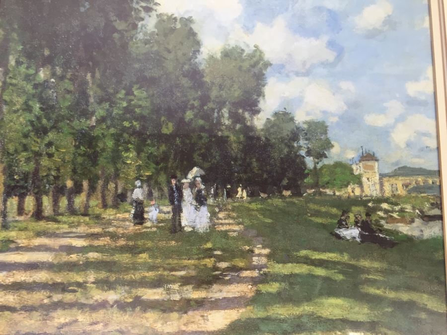 Pair Of Claude Monet French Impressionist Framed Prints [Photo 4]