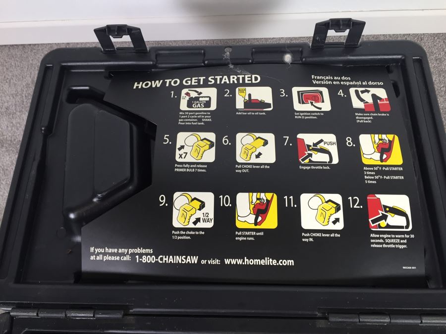 Homelite Gas Chainsaw [Photo 3]