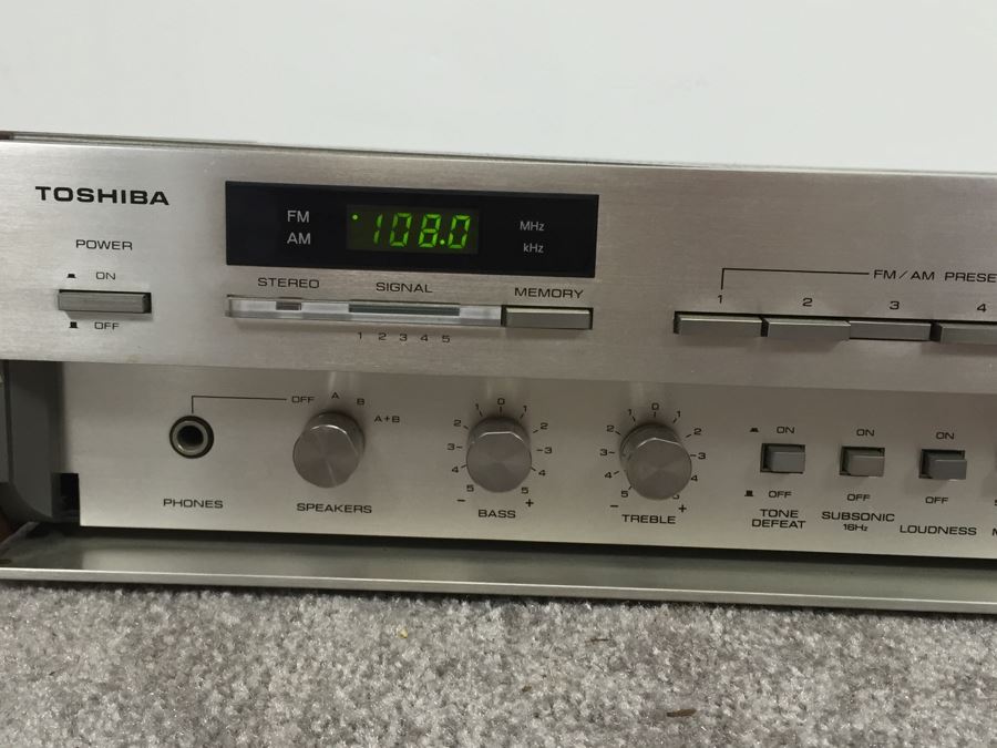 Toshiba Digital Synthesizer Stereo Receiver Model SA-850 [Photo 7]