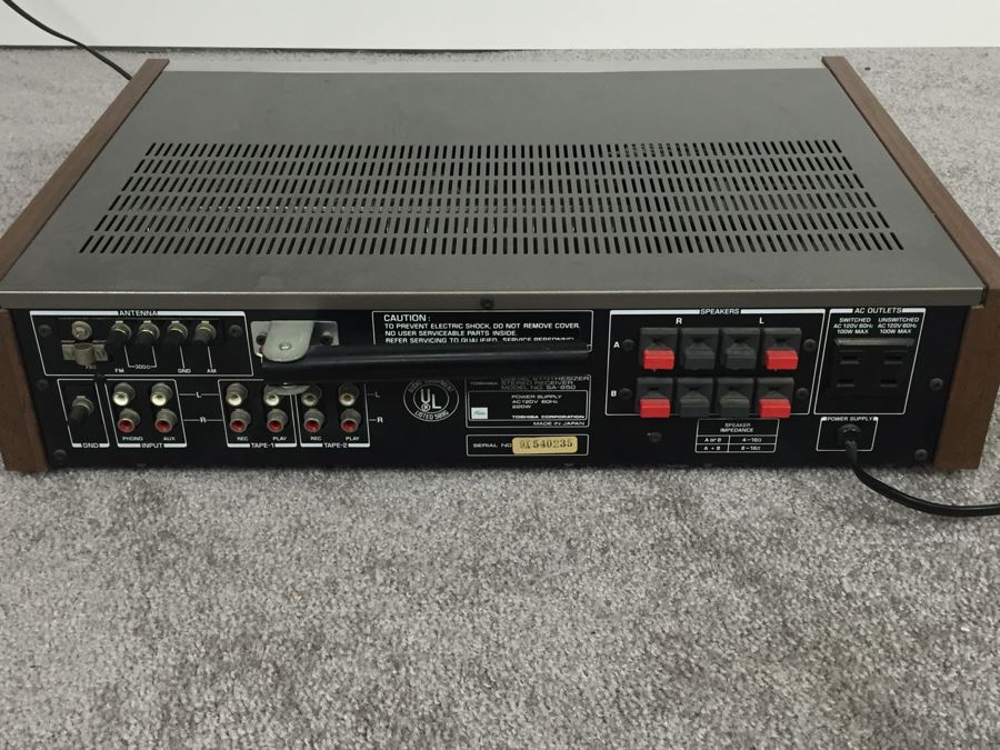 Toshiba Digital Synthesizer Stereo Receiver Model SA-850 [Photo 10]