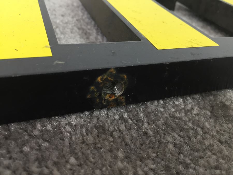 McDonalds Solid Metal Bar Stock 'Drive-Thru' Sign [Photo 5]