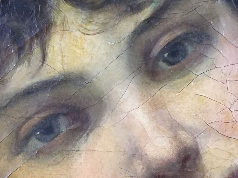 Absolutely Stunning LARGE Christian Roullier (1845 - 1926) Original Oil Painting Signed Lower Left Roullier Paris 1884 In Antique Gilt Frame [Photo 4]