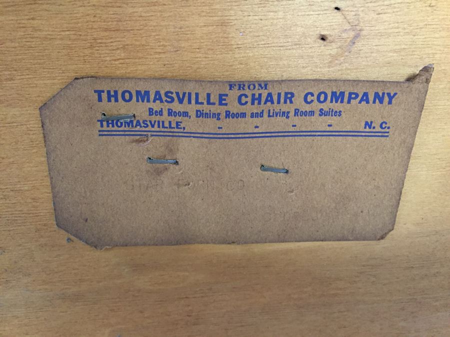 Stunning Mid-Century Modern Blonde Thomasville Chair Company Buffet Sideboard Bowfront [Photo 21]