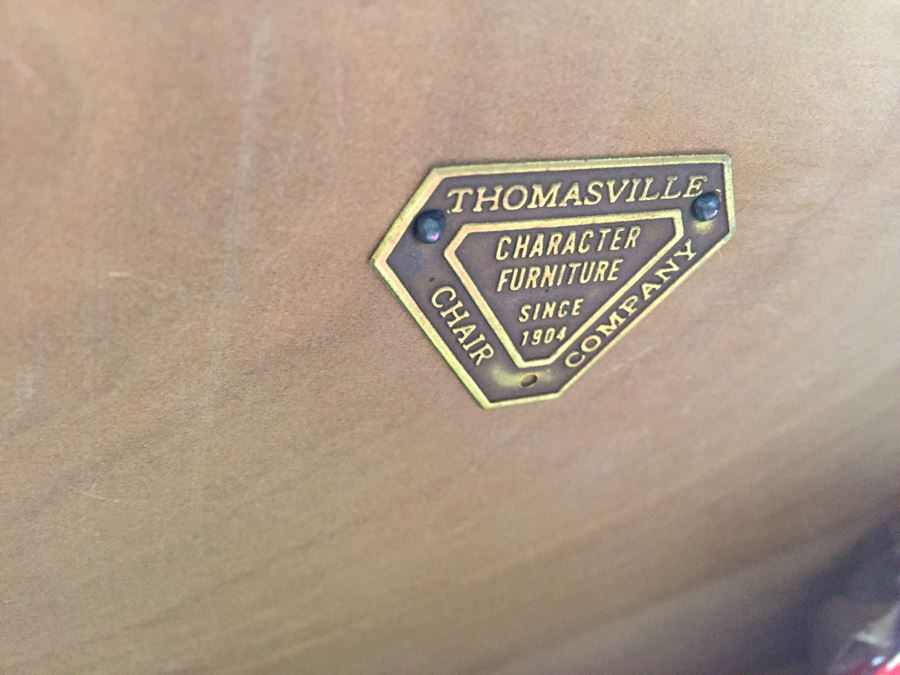 Stunning Mid-Century Modern Blonde Thomasville Chair Company Buffet Sideboard Bowfront [Photo 18]