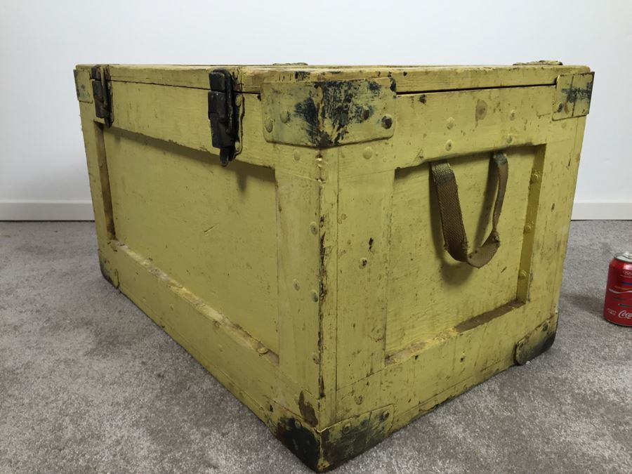 World War II Fisher-Price Toys Military Trunk That Doubles As A Cabinet Dated June 1943 [Photo 15]