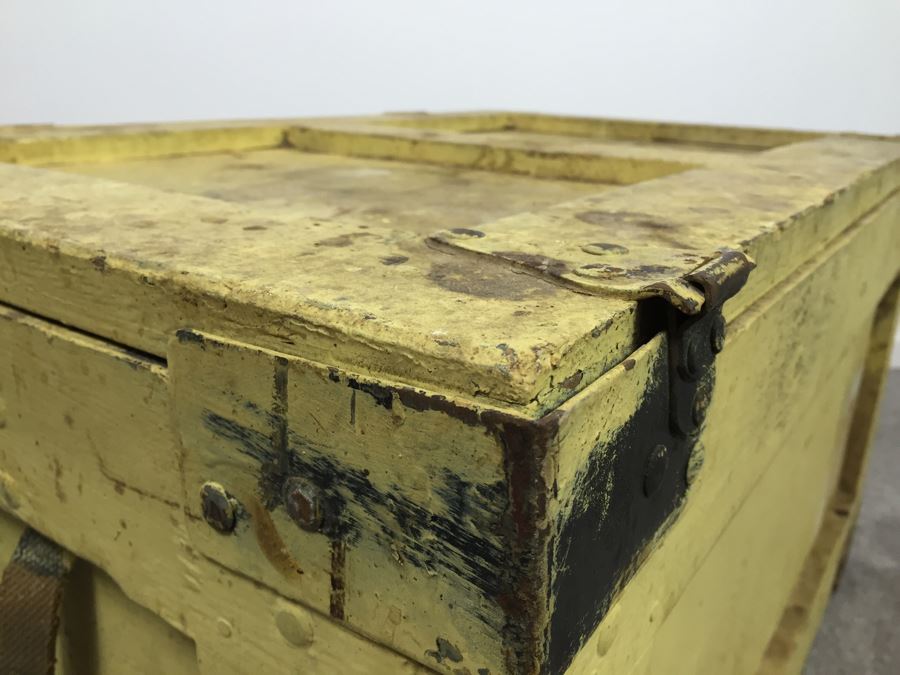 World War II Fisher-Price Toys Military Trunk That Doubles As A Cabinet Dated June 1943 [Photo 6]