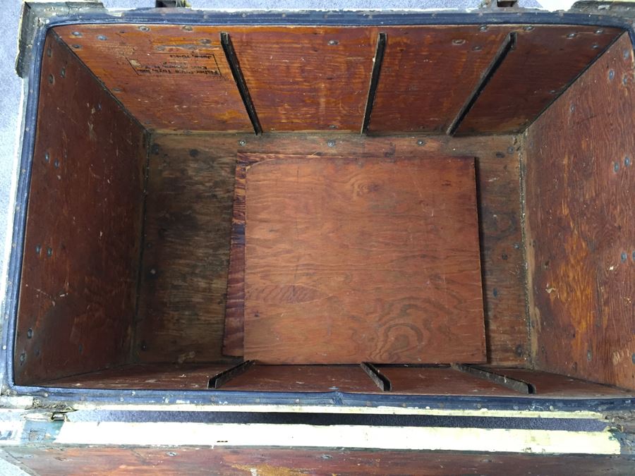 World War II Fisher-Price Toys Military Trunk That Doubles As A Cabinet Dated June 1943 [Photo 5]