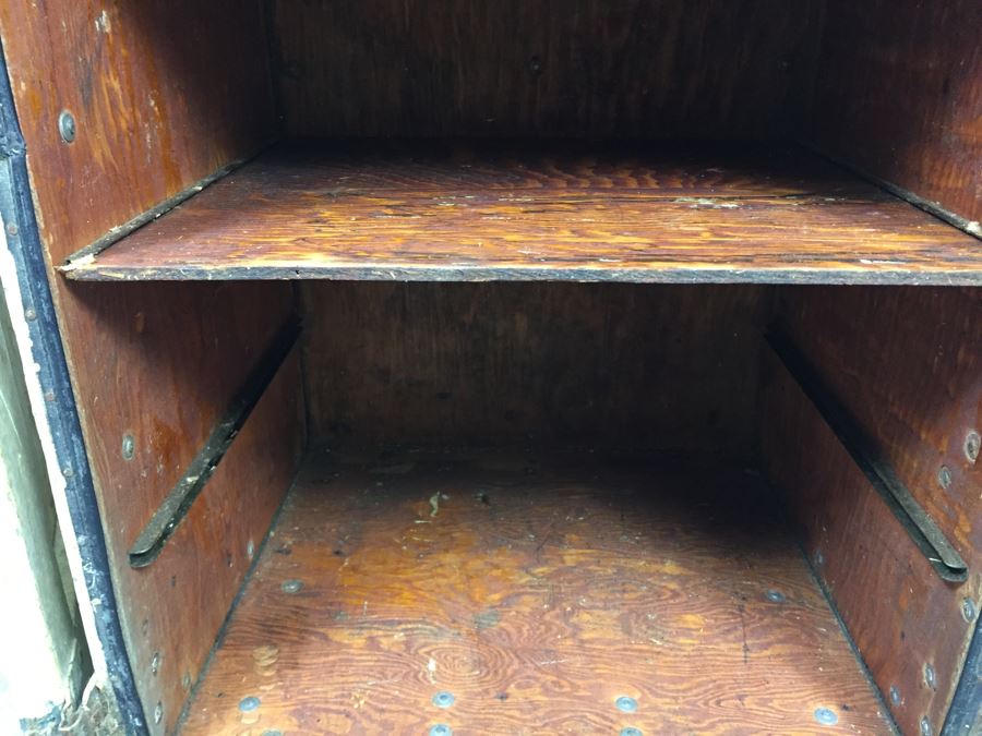 World War II Fisher-Price Toys Military Trunk That Doubles As A Cabinet Dated June 1943 [Photo 9]