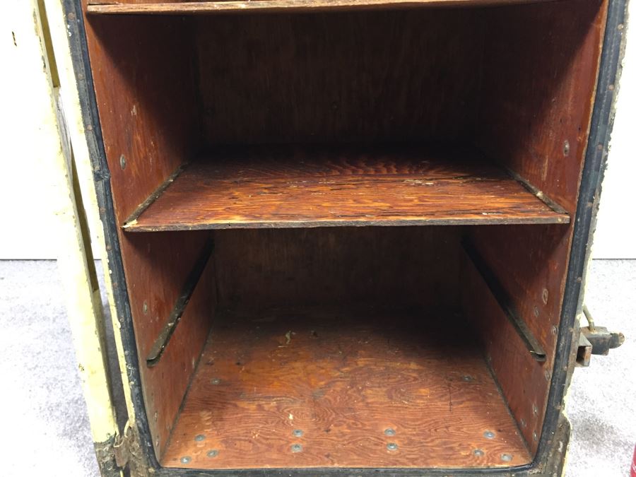 World War II Fisher-Price Toys Military Trunk That Doubles As A Cabinet Dated June 1943 [Photo 8]