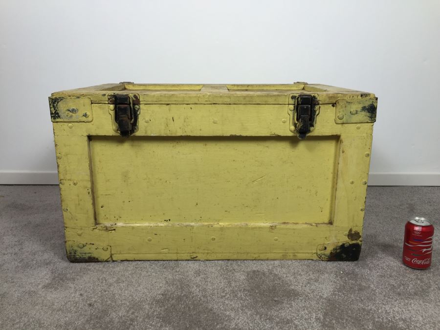 World War II Fisher-Price Toys Military Trunk That Doubles As A Cabinet Dated June 1943 [Photo 12]