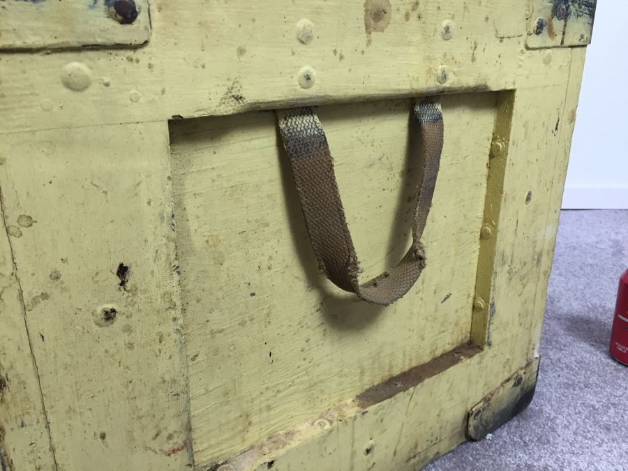 World War II Fisher-Price Toys Military Trunk That Doubles As A Cabinet Dated June 1943 [Photo 16]