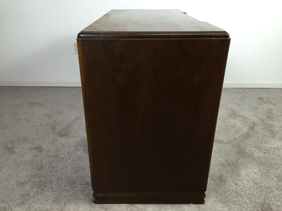 Vintage Art Deco Desk Filled With Vintage Office Supplies And Items [Photo 27]