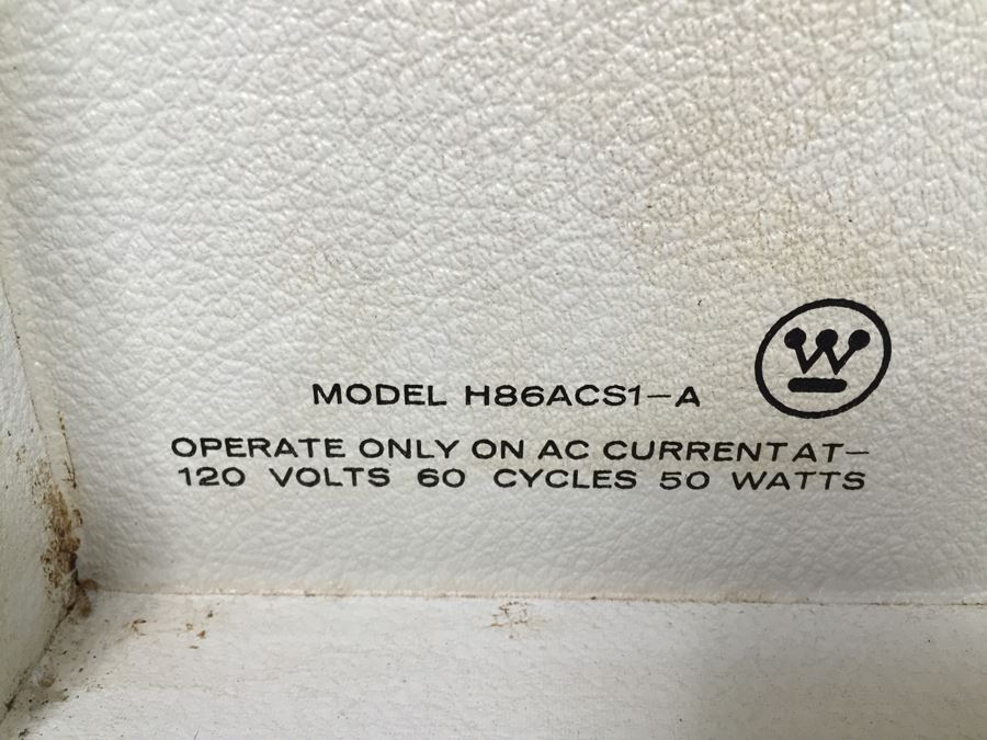 Westinghouse Portable Record Player Model H86ACS1-A With Spare Diamond Tip Needle [Photo 10]