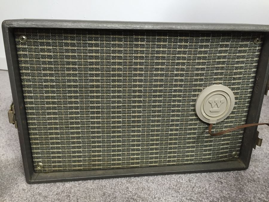 Westinghouse Portable Record Player Model H86ACS1-A With Spare Diamond Tip Needle [Photo 7]