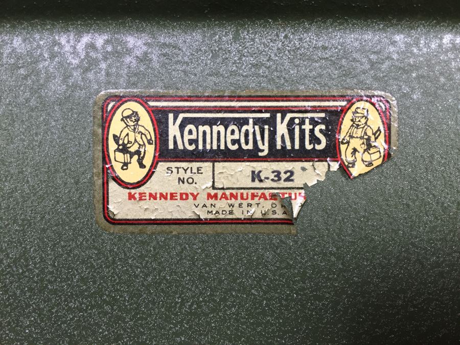 Vintage Long Kennedy Kits Metal Toolbox Model K-32 [Photo 3]