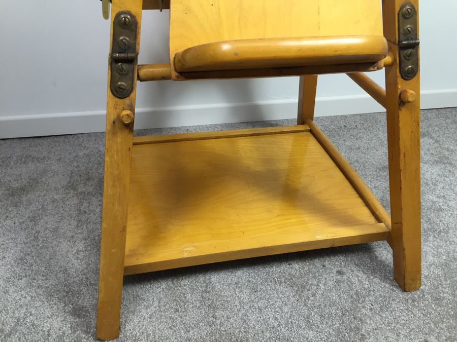 Baby High Chair For Wooden Dining Room