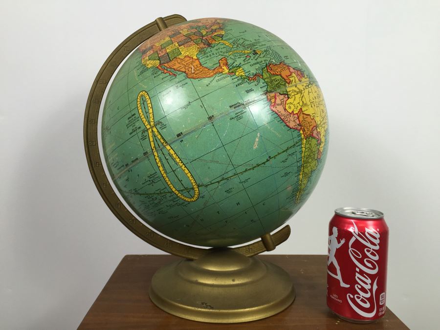 Vintage Cram's Universal Terrestrial Globe