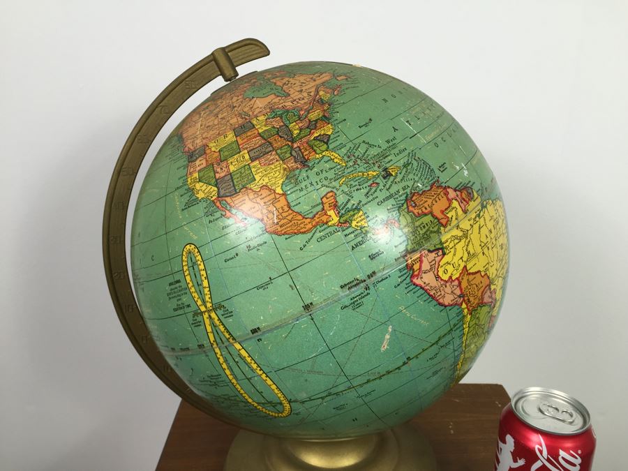 Vintage Cram's Universal Terrestrial Globe [Photo 4]