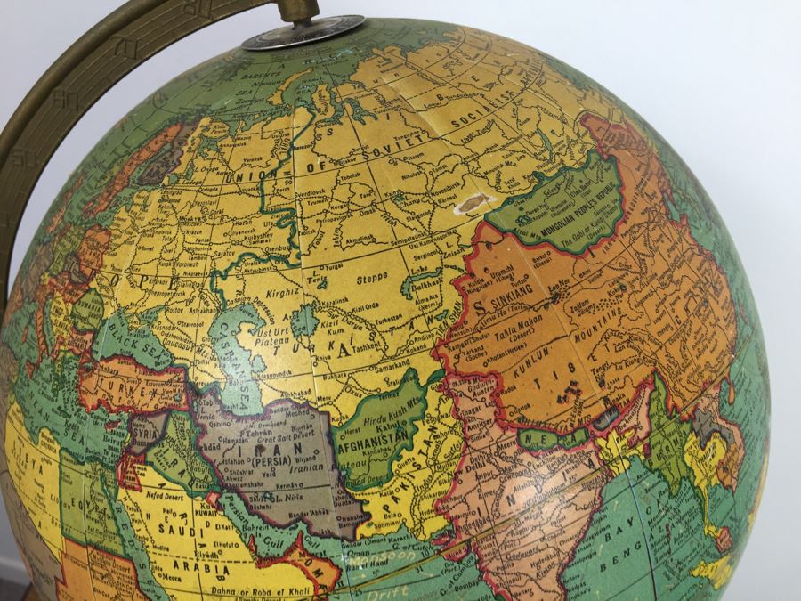 Vintage Cram's Universal Terrestrial Globe [Photo 8]