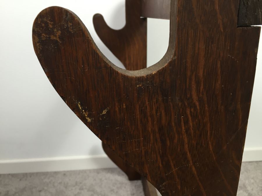 Vintage Wooden Gun Rack [Photo 9]