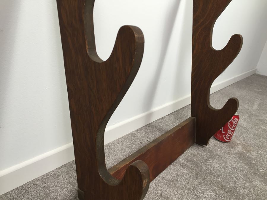 Vintage Wooden Gun Rack [Photo 6]