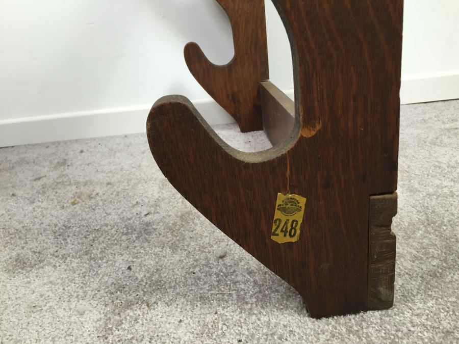 Vintage Wooden Gun Rack [Photo 3]