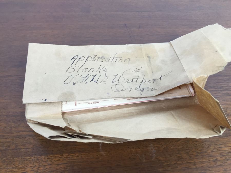 Vintage Flyers Promoting The Veterans Of Foreign Wars Of The U.S. [Photo 4]